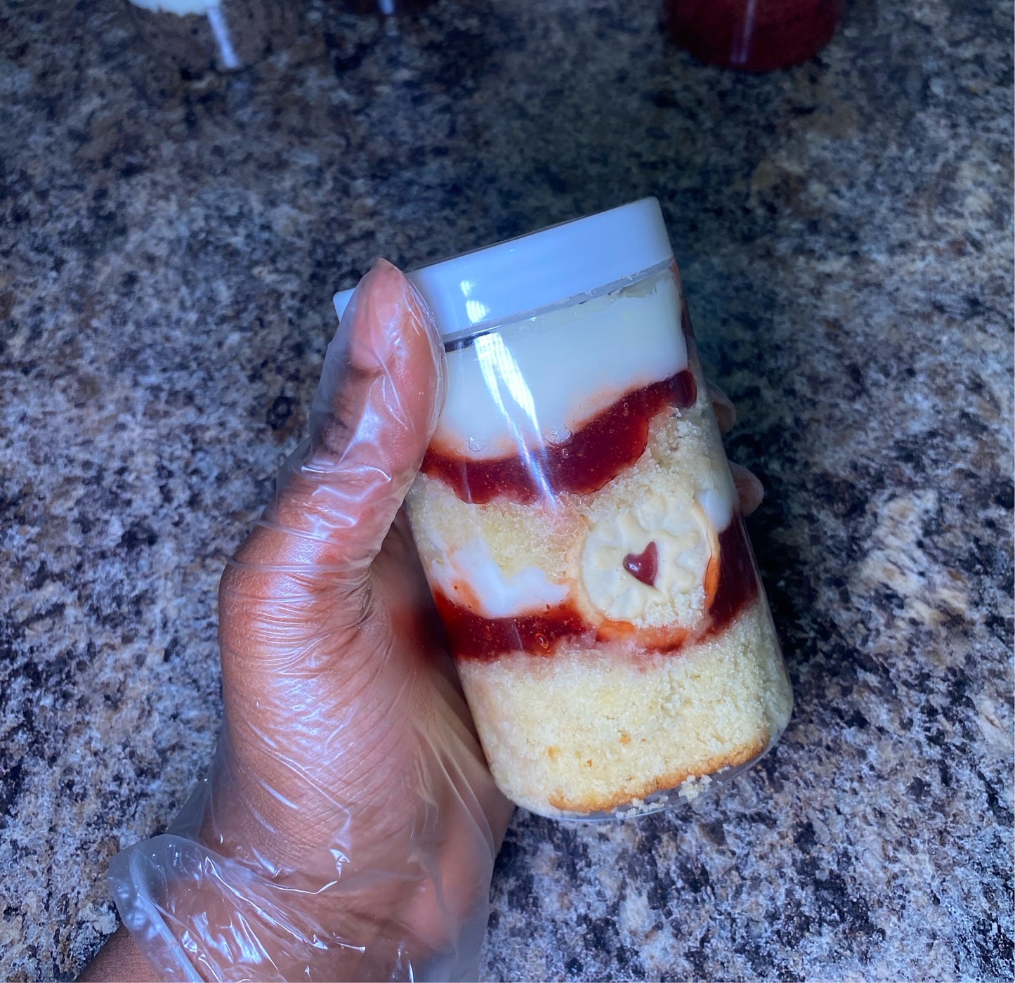 Victoria Sponge Cake Jar