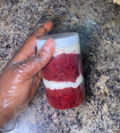 Red Velvet Cake Jar