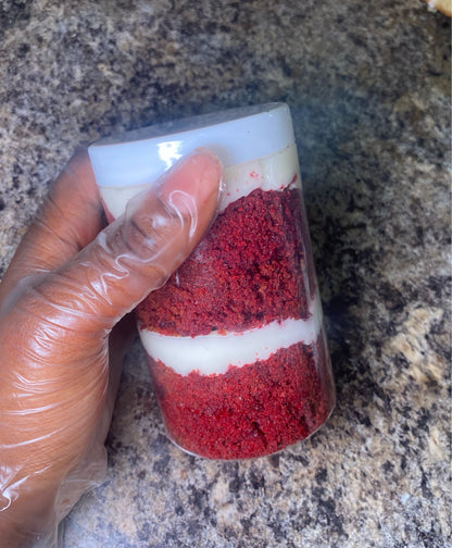 Red Velvet Cake Jar