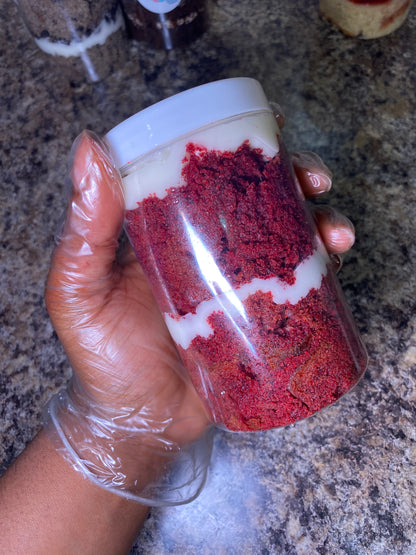 Red Velvet Cake Jar